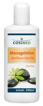 Massagelotion Aprikose-Vanille, 250 ml-Flasche