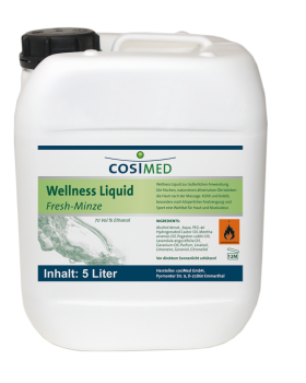 Wellness-Liquid "Fresh-Minze" (mit 70 Vol.% Ethanol), 5 l